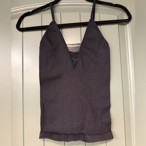 Free People Charcoal Camisole Top